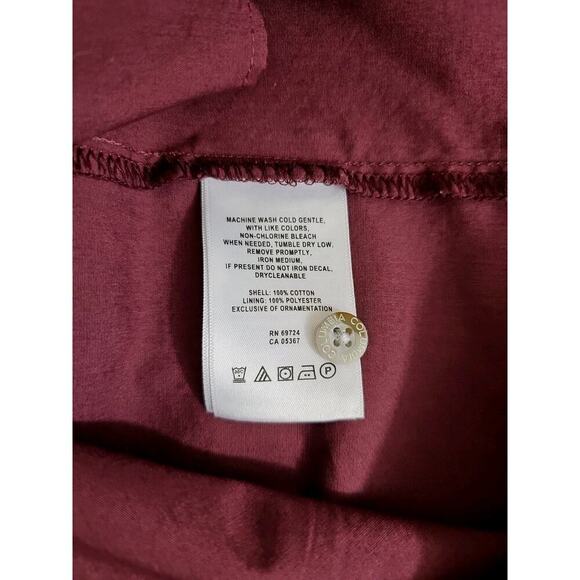 Columbia PHG ~Men's Size M~ Burgundy Vented Button Down Hunting Shirt Texas A&M - Picture 7 of 11